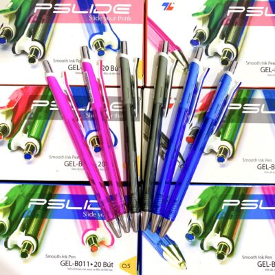 Bút Bi Thiên Long Gel-B011 (1 hộp 20 cây),đủ màu xanh-đỏ-đen